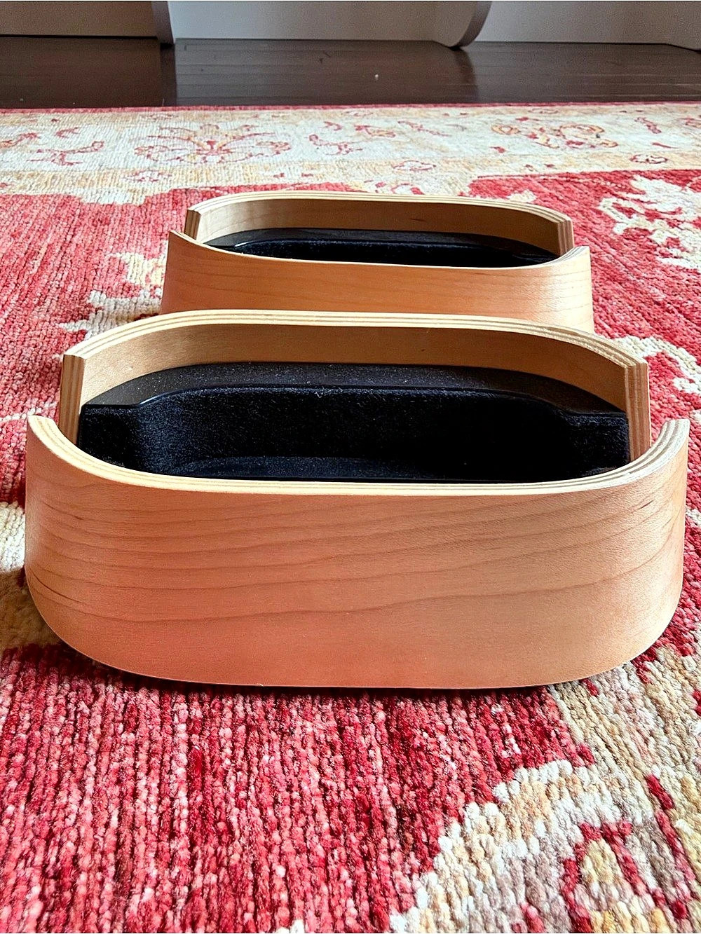 HumanCentric Wood Vertical Laptop Stand in Maple Wood